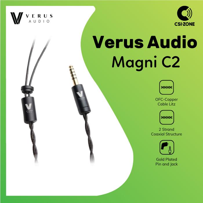Gambar Verus Audio Magni C2 OFC Copper Coaxial Cable For In Ear Monitor Earphone - 3.5mm dari CSI-ZONE Kota Administrasi Jakarta Pusat Tokopedia