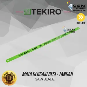 TEKIRO SAW BLADE / Mata Gergaji Besi - Tangan Ukuran 18 TPI / GT-SB1483, 24 TPI / GT-SB1484