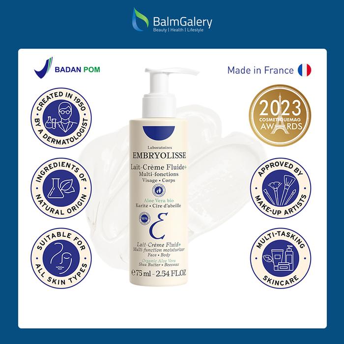 Gambar BALMGALERY - Embryolisse Lait-Creme Fluide+ 75ml 6 In 1 Pelembab Moisturizer Wajah dari balmgalery Kota Administrasi Jakarta Barat Tokopedia
