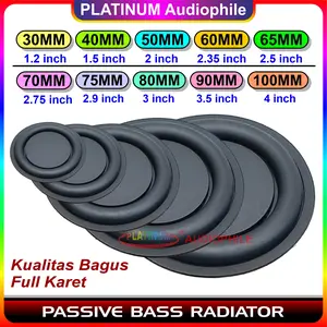 Passive Bass Radiator PBR 30 40 50 60 65 75 80 90 100 mm Pasif Membran Subwoofer