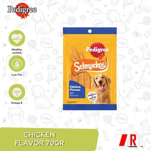 Makanan Anjing Pedigree Meat jerky Chicken Treats 80 Gram / Strip 80gr