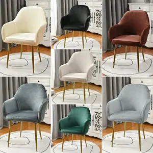 Cover Kursi Sarung Kursi Melengkung Berlengan Tinggi Kain Penutup Kursi