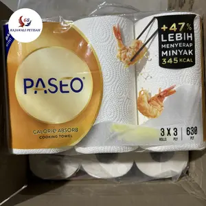 Tissue PASEO Tisu Dapur Masak Calorie Absorb Cooking Towel | 3 Rolls
