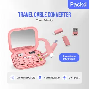 Travel Cable Converter All-in-One / SIM Card Organizer / Travel Organizer