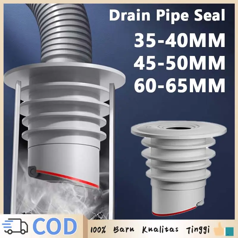 Water Stopper Conektor Tutup Lubang  Anti Bau Anti Kecoa Anti-odori-insect Pipa Pembuangan Karet Silikon Tutup  Lubang Floor Drain Connector Selang Floor Drain Mesin Cuci