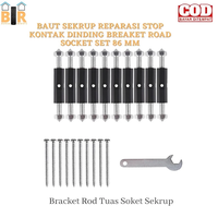 Gambar Saklar Dinding Baut Sekrup Reparasi Stop Kontak Dinding Breaket Road Socket SET 86mm dari raftechbandung Kota Bandung 5 Tokopedia