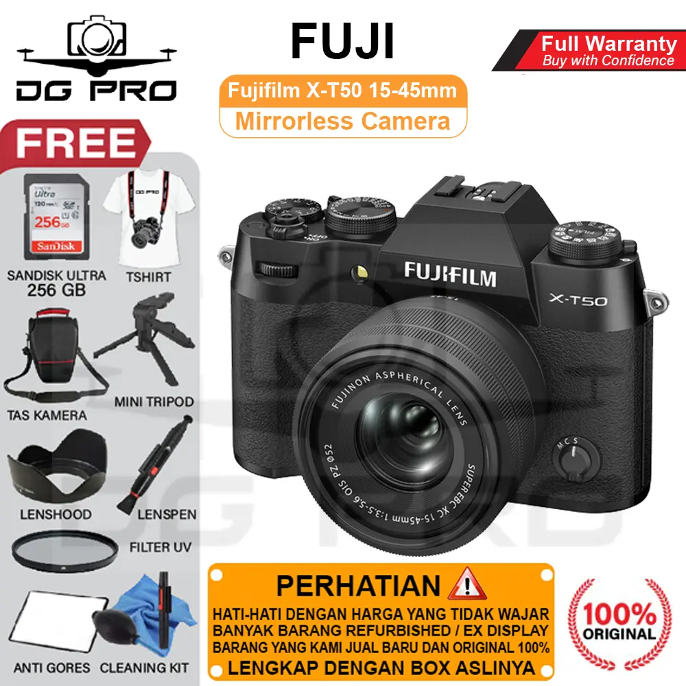 Fujifilm X-T50 kit 15-45mm Mirrorless Camera Fuji XT50 XT 50 kit 15-45 mm Original