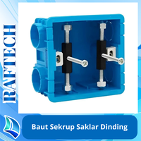 Gambar Saklar Dinding Baut Sekrup Reparasi Stop Kontak Dinding Breaket Road Socket SET 86mm dari raftechbandung Kota Bandung 1 Tokopedia