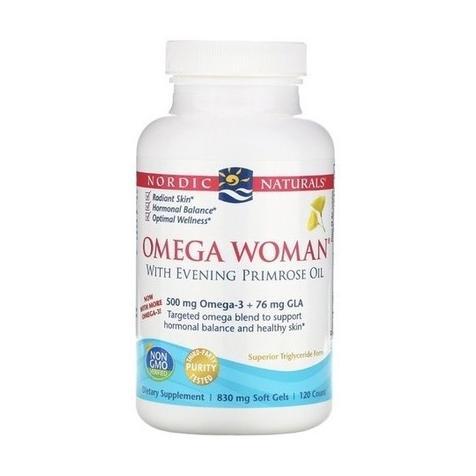 Promo Nordic Omega Woman With Evening Primrose Oil 830 Mg 120 Softgels Bersegel