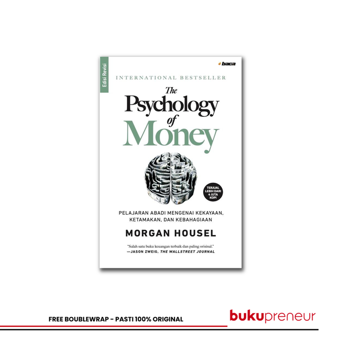Gambar The Psychology of Money - Morgan Housel (ORIGINAL bahasa indonesia) dari Bukupreneur Kota Bogor Tokopedia