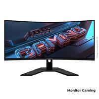 Gambar Monitor GIGABYTE GS34WQC - 34" WQHD Curved Gaming Monitor 34 Inch dari Toko Expert Komputer Kota Administrasi Jakarta Pusat 1 Tokopedia