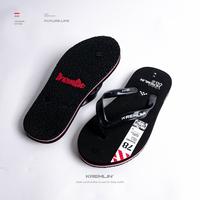 Gambar Kremlin Sandal Flip Flop - HELIX Black Merah - 39 dari Kremlin Clothing Kota Bandung 2 Tokopedia