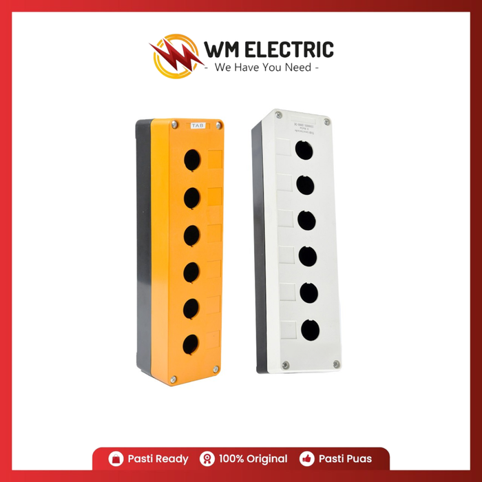 Jual Control Box Panel Kendali 6 lubang TAB Stasiun Box Control ...