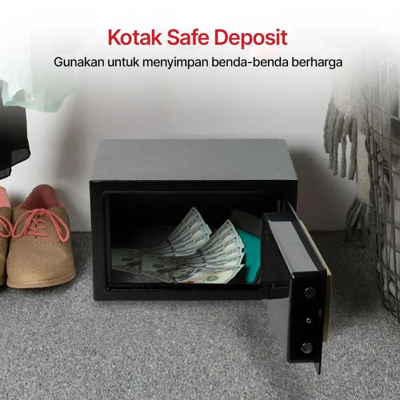 Kotak Brankas TaffGUARD Hotel Safety Box Password 20E 4