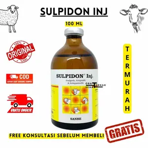 SULPIDON 100ML - Obat Pereda Sakit Hewan Analgesik Antipiretik Antispasmodik