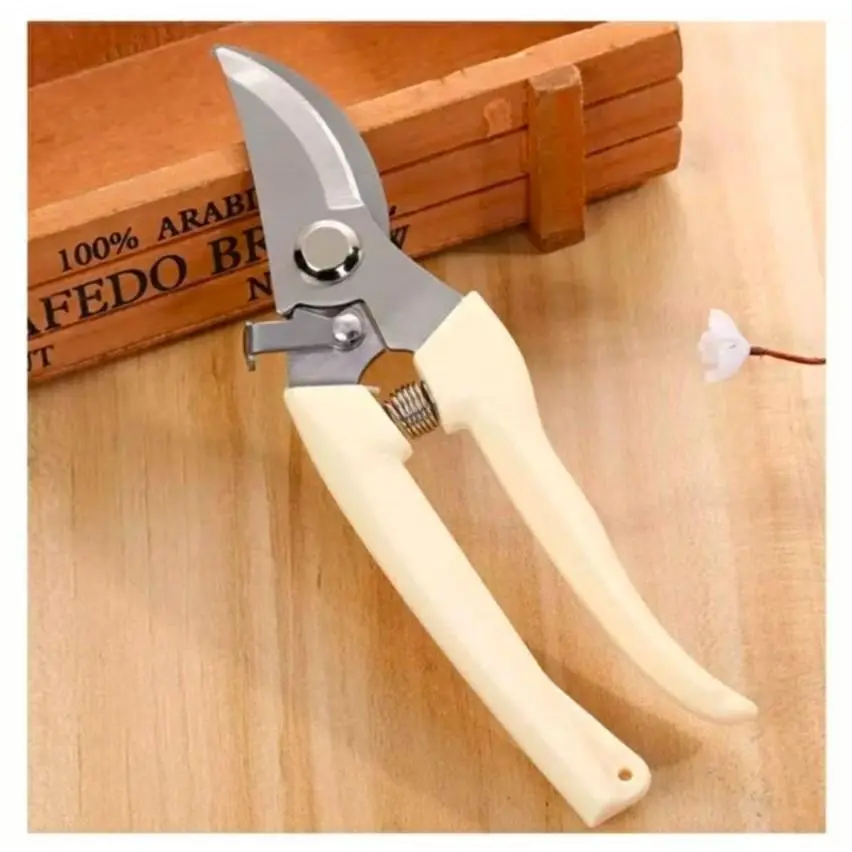 Putih Gunting Dahan Ranting Bunga Tanaman Peralatan Berkebun Pruning Shears