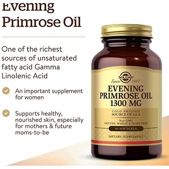 Promo Solgar Evening Primrose Oil 1300 Mg 60 Softgels Bersegel