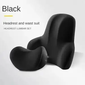 Bantal Leher Punggung Kursi Jok Mobil Ergonomis Neck Lumbar Support Memory Foam - DK-1 DK-12 - DK-2 NK-2