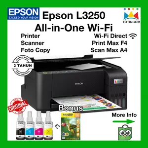 Printer wireless l3251 Wifi Print F4 Scanner A4 Fotocopy A4 Garansi Resmi Epson 2 Tahun