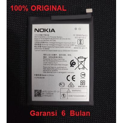 Gambar Baterai Battery Nokia G10 G20 WT340 Original 100% dari Ori aksesoris 1 Kota Administrasi Jakarta Pusat Tokopedia