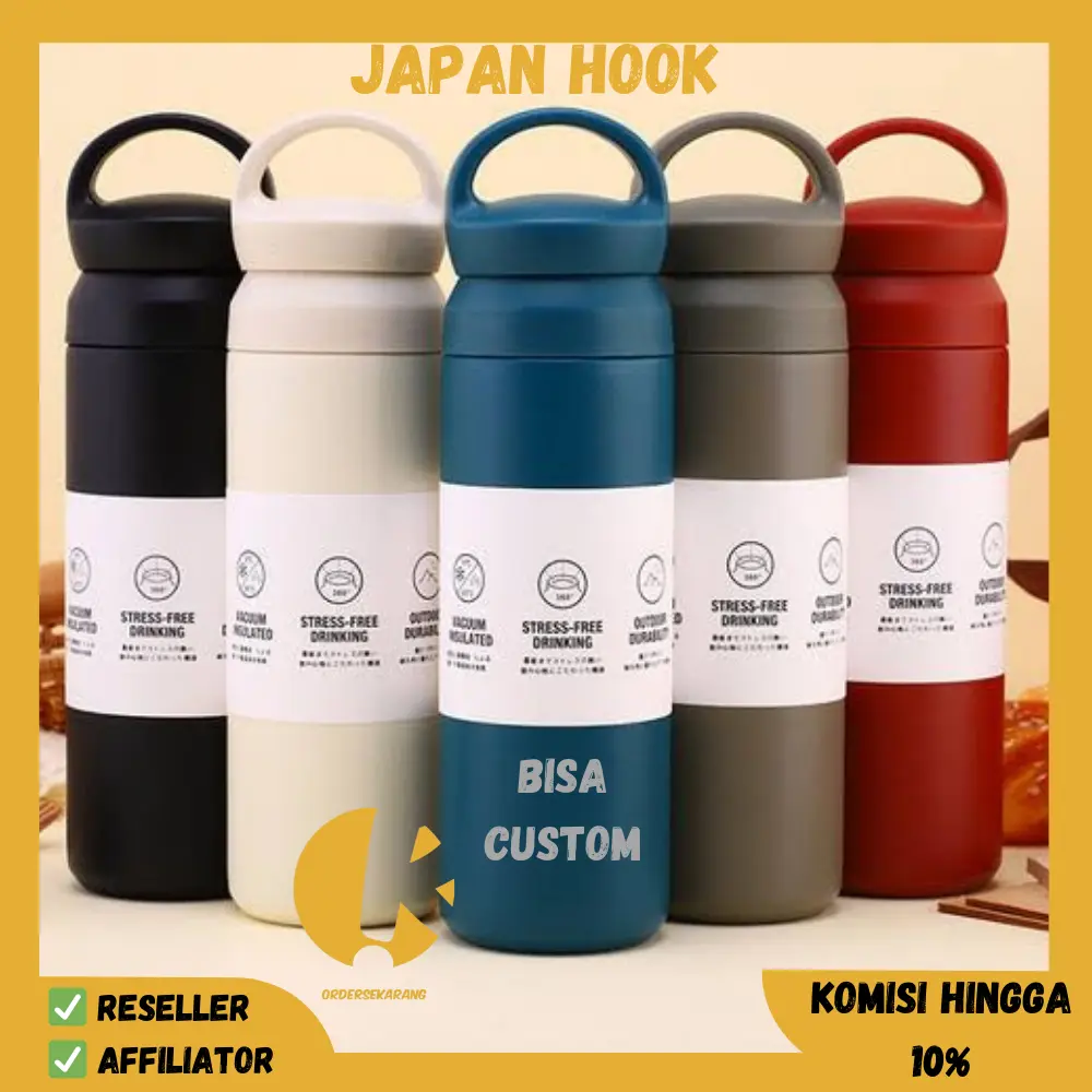 TUMBLER JAPAN HOOK THUMBLER TUMBLR TERMOS THERMOS TEMPAT BOTOL MINUM