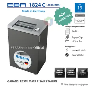 EBA 1824 C Penghancur Kertas Kualitas Jerman - Best Paper Shredder
