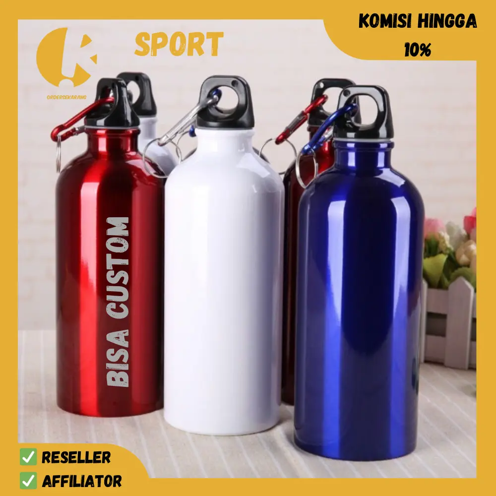 TUMBLER TEMPAT BOTOL MINUM SPORT OLAHRAGA SEPEDA CUSTOM GRAFIR LASER