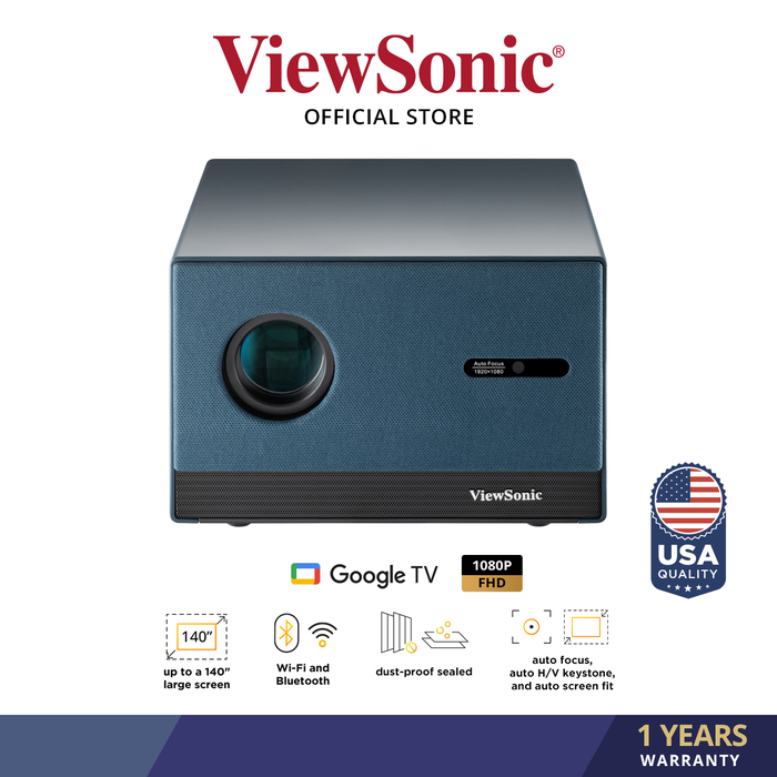 Gambar ViewSonic LX60HD Proyektor LED 1080p Smart dengan Resolusi 1920x1080 dan Kontras 4200:1 untuk Layar 50"-140" dari ViewSonic Indonesia Kota Administrasi Jakarta Barat Tokopedia