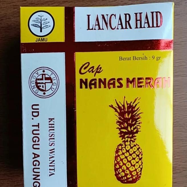 Jamu Lancar Haid Cap Nenas Merah Termurah Ready Terbaik