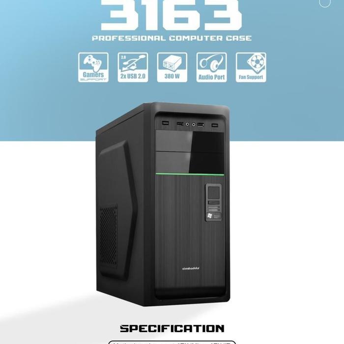 Gambar SIMBADDA SIM V 3163 PSU 380Watt dari Jaya Komputa Kota Administrasi Jakarta Pusat Tokopedia