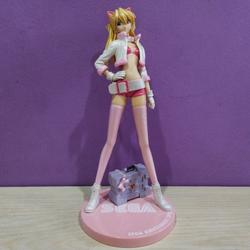 FIGURINE GIRL WITH Chair Asuka Langley EVANGELION officially Licensed