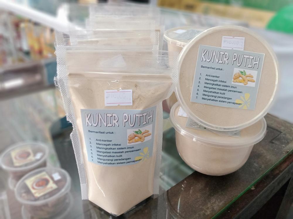 BUBUK  KUNIR PUTIH (KUNYIT PUTIH) ORGANIK UNTUK KEPUTIHAN - 50 gr