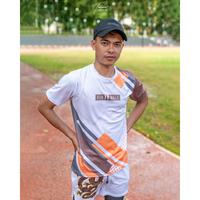 Gambar Kaos Jersey Running Pria Original Olahraga Sport Dryfit Motif Print Model O-neck Nyaman Digunakan Anti UV Quick Dry Tebal Dan Lembut dari Markassale Kota Depok 1 Tokopedia
