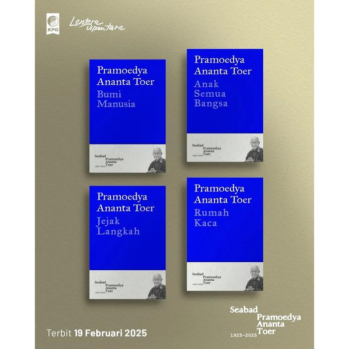 Gambar Buku Novel Rumah Kaca, Jejak Langkah, Bumi Manusia, Anak Semua Bangsa - Pramoedya Ananta Toer - Rumah Kaca dari Bumi Fiksi Makassar Kota Makassar Tokopedia
