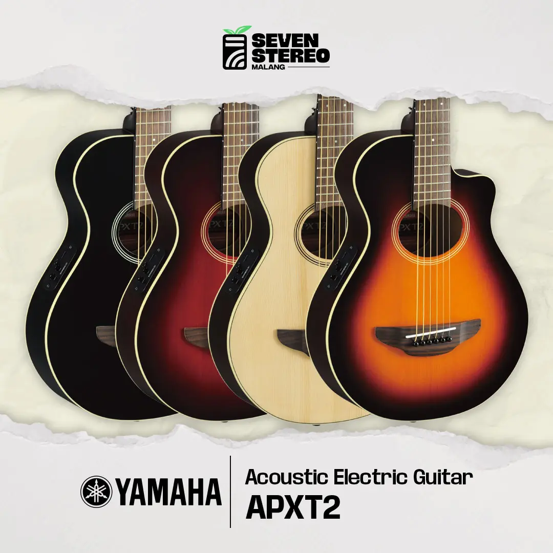 Yamaha APXT2 3/4 Acoustic Electric Guitar – Travel Size, Untuk Anak & Pemula, Gitar Akustik Elektrik Mini 3/4