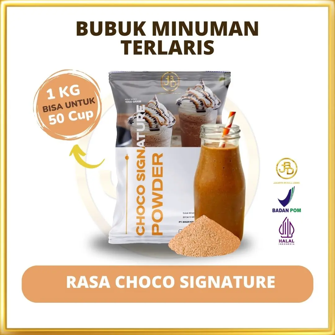 Bubuk Minuman Premium Choco Signature 1Kg || Jakarta Bubble Drink