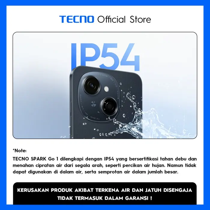 [HOT SALE] TECNO SPARK 30C – 8+8GB*+256GB, 120Hz Display, Sony 48MP Camera, Helio G81, 5000mAh, IP54, 7.8mm Ultra Slim, NFC, Garansi 12+1 Bulan 2