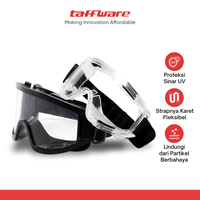Gambar TaffGUARD Kacamata Safety Goggles Work Laboratory Eyewar - ASL-Y - Hitam dari Taffware Official Store Kota Administrasi Jakarta Barat 1 Tokopedia
