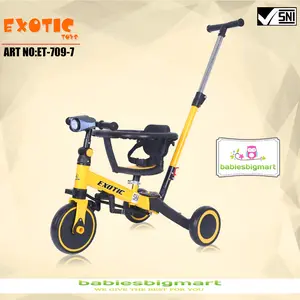 Sepeda Anak Roda Tiga 6 In 1 Balance Bike EXOTIC ET 709 -7 Dorong Stir 9 Non Karakter