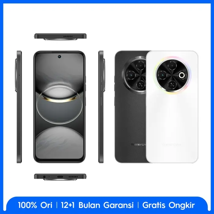 [HOT SALE] TECNO SPARK 30C – 8+8GB*+256GB, 120Hz Display, Sony 48MP Camera, Helio G81, 5000mAh, IP54, 7.8mm Ultra Slim, NFC, Garansi 12+1 Bulan 5