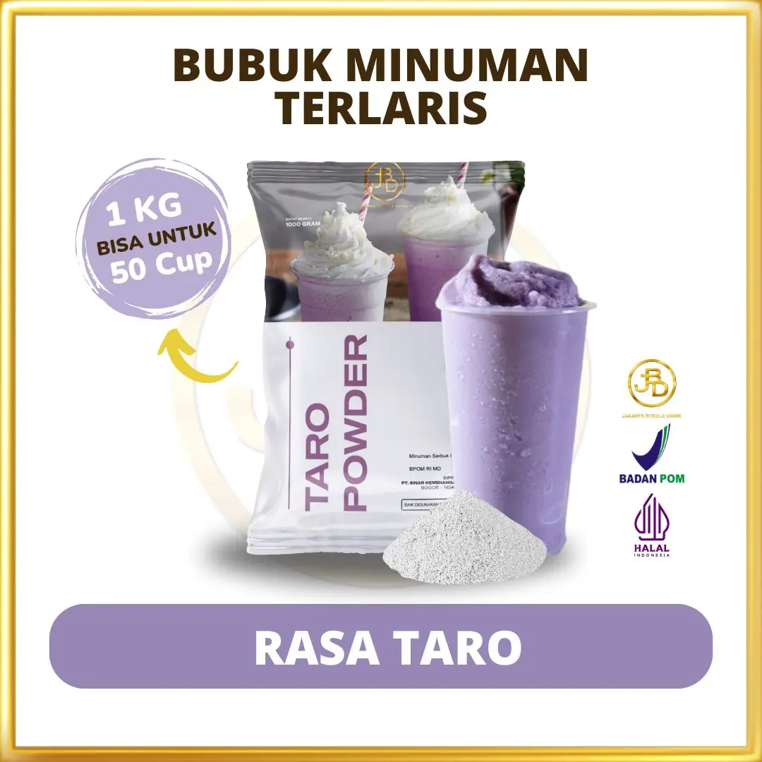 Bubuk Minuman Premium Taro 1Kg || Jakarta Bubble Drink