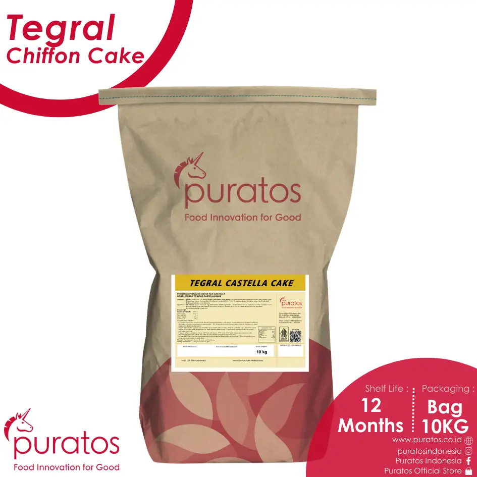 Puratos Tegral Chiffon Cake / Premix Kue Chiffon