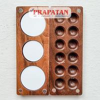 Gambar Mini Wooden Watercolor Palette Box | Tempat Cat Air - 12 LUBANG dari Toko Prapatan_NEW Kota Administrasi Jakarta Timur 2 Tokopedia