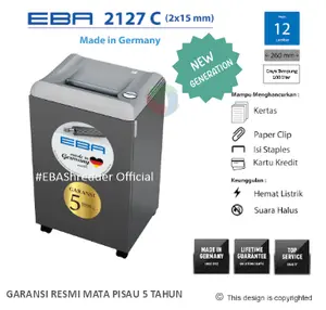 EBA 2127 C Mesin Penghancur Kertas  Garansi Resmi Original