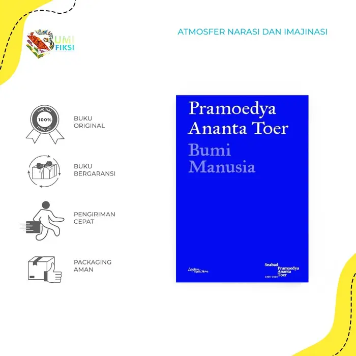 Gambar Buku Pramoedya Ananta Toer - Bumi Manuasi - Anak Semua Bangsa - Rumah Kaca- Jejak Langkah- Bumifiksi dari BumifiksiJogjakarta Kab. Sleman 4 Tokopedia