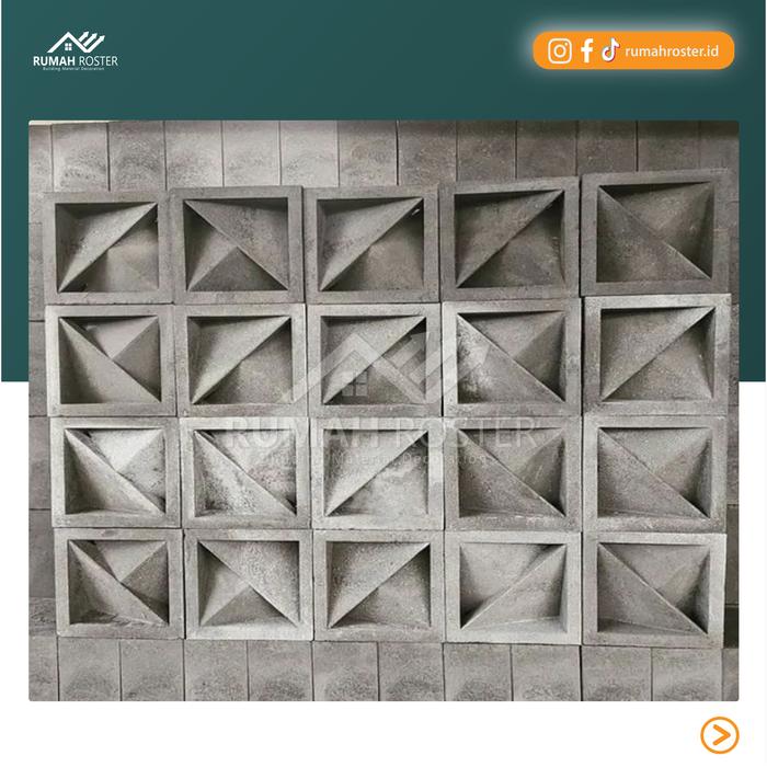 Jual Roster Beton Arrow/Roster Minimalis/Loster Beton/Lubang Udara ...