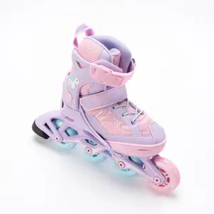 Sepatu Roda Anak Wanita FIT 3 Inline Fitenss Oxelo Inline Skates Ori