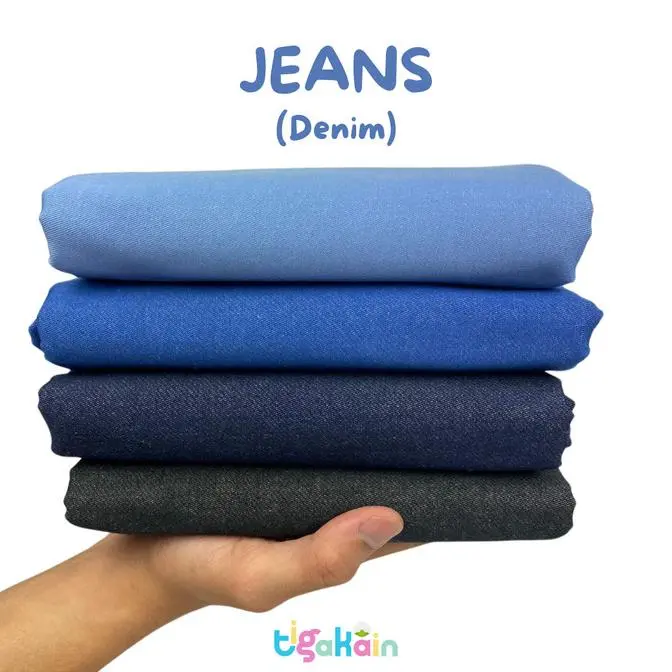 Terlaris 1 Meter Bahan Jeans Kain Denim 0