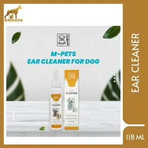 Cairan pembersih telinga anjing dan kucing - Mpets Ear Cleaner 118ml - for dog & cat