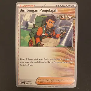 Pokemon Festival Terastal ex sv8a Trainer Supporter Bimbingan Penjelajah Purba 172/187 Build your deck TCG Trading Card